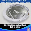 18W Round Ultra Slim 18mm Surface Mount Build-in Driver LED Ceiling Panels