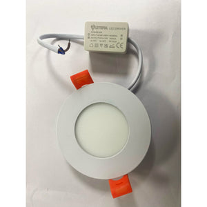 3W LED Recessed Round Ceiling Flat Panel Down Light With Driver