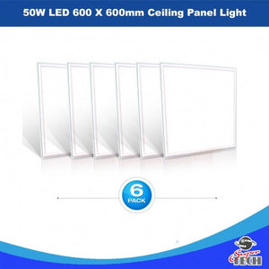 6 X 50W LED 595 X 595mm Ceiling Panel Light Office