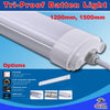 60W 1500MM Tri-Proof LED Batten Linear Tube with IP67 Connector, With Microwave sensor