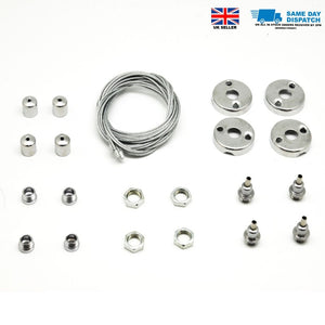 SUSPENSION MOUNTING WIRE HANGING FIXING KIT FOR LED CEILING PANEL 600mm X 600mm